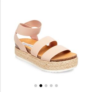 Steve Madden Blush Kimmie Platform Espadrille Sandals